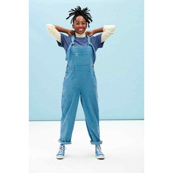 Lucy & Yak Pants & Jumpsuits Lucy Yak Blue Corduroy Easton
